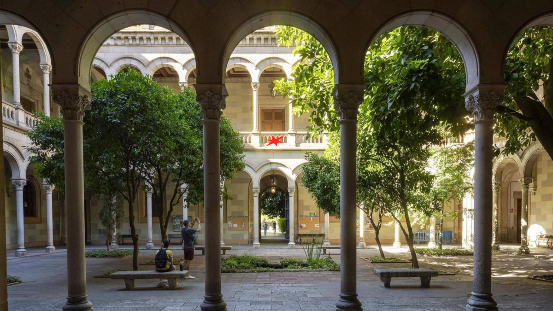 Interior de la Universitat de Barcelona